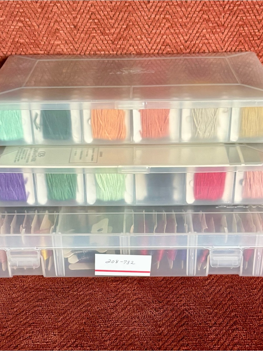 Assorted Embroidery Thread and Organizer Pack  Approximately 300 Cards of Thread - Picture 2 of 9